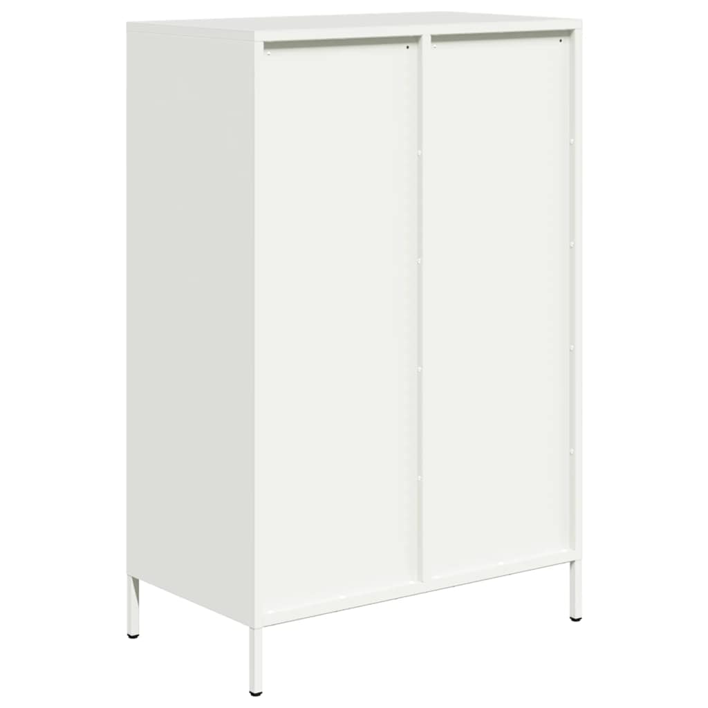 fehér acél magasszekrény 68 x 39 x 101,5 cm
