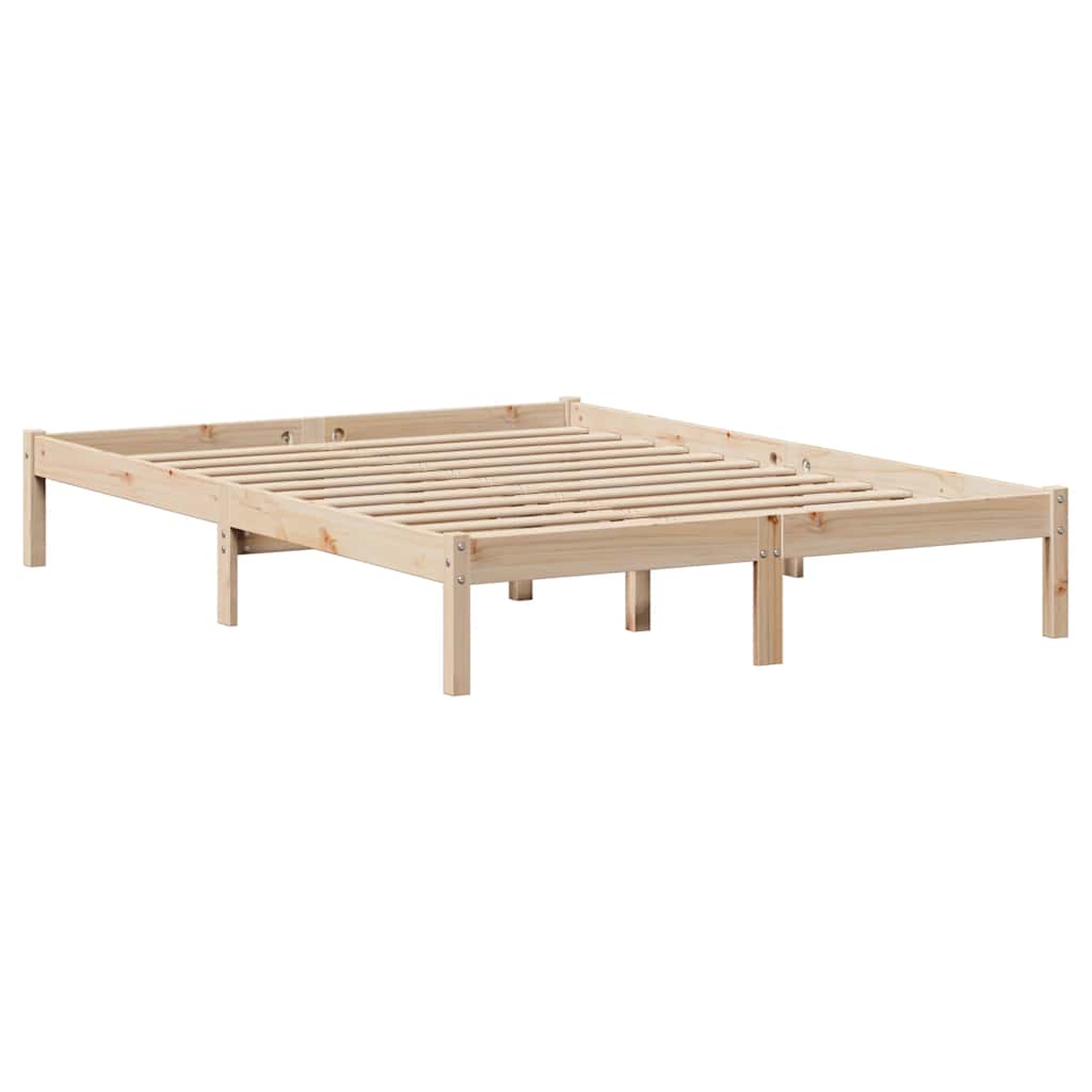 tömör fenyőfa ágy matrac nélkül 120 x 190 cm