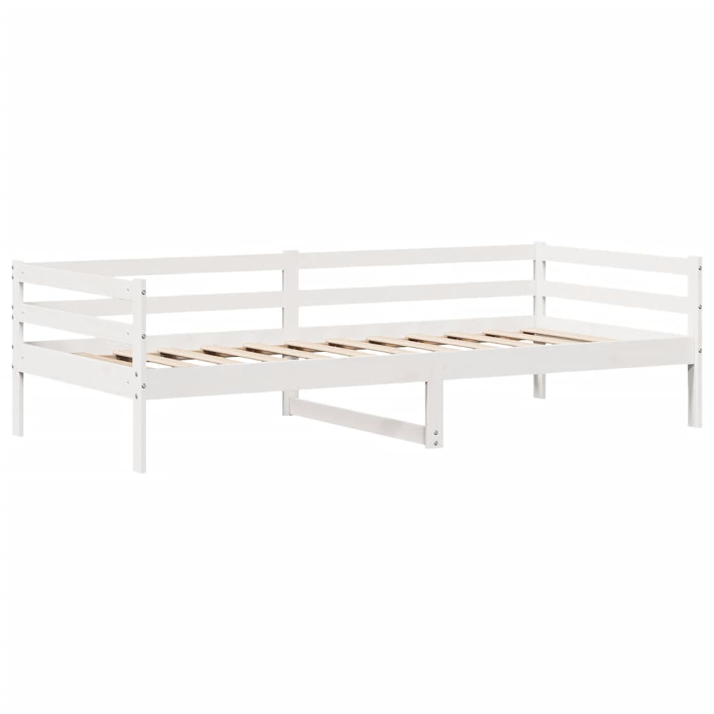 tömör fenyőfa kanapéágy fiókkal 90 x 200 cm