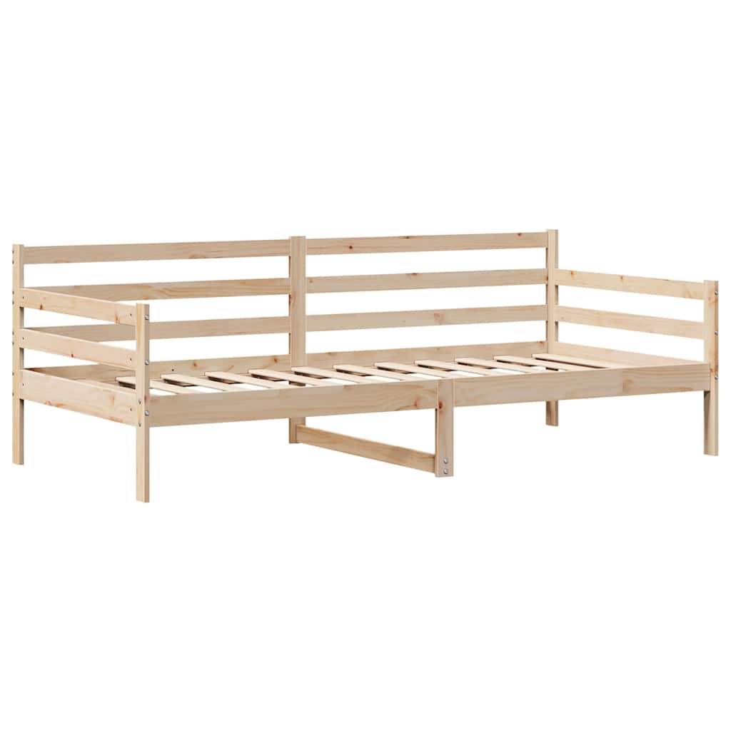 fehér tömör fenyőfa kanapéágy fiókkal 80 x 200 cm