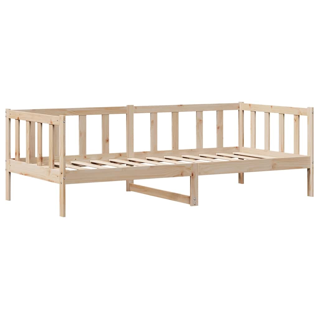tömör fenyőfa kanapéágy fiókokkal 90 x 190 cm