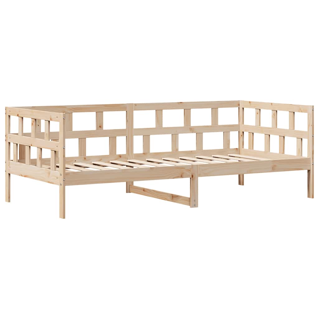 tömör fenyőfa kanapéágy fiókokkal 90 x 190 cm