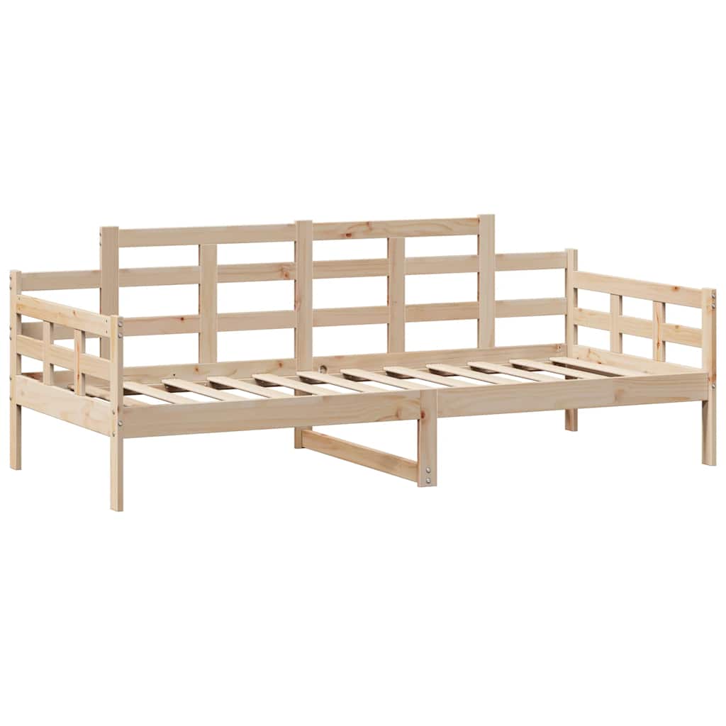 tömör fenyőfa kanapéágy fiókokkal 80 x 200 cm