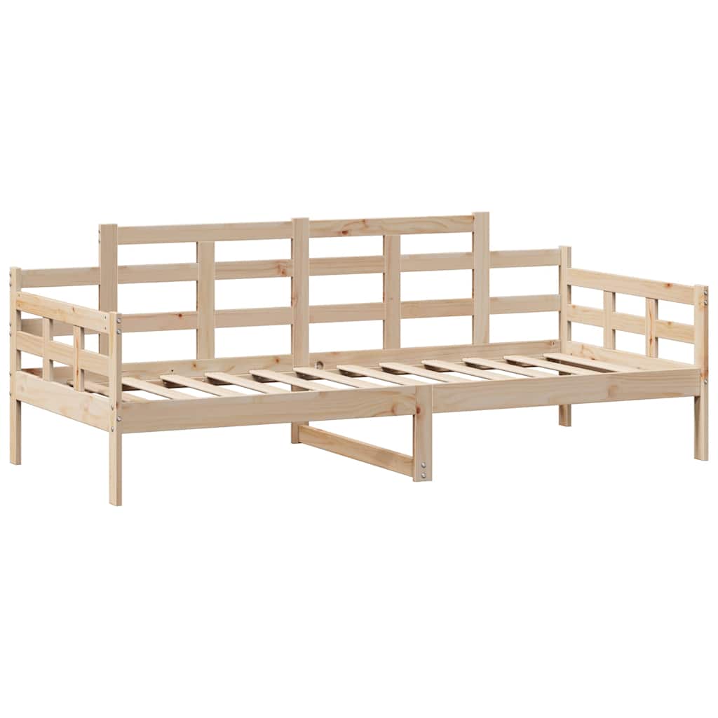 tömör fenyőfa kanapéágy fiókokkal 90 x 190 cm