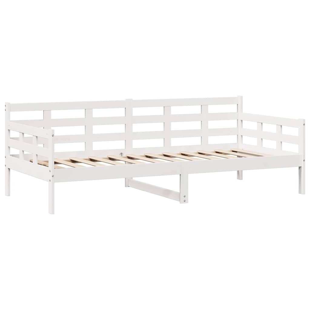 fehér tömör fenyőfa kanapéágy fiókkal 80 x 200 cm