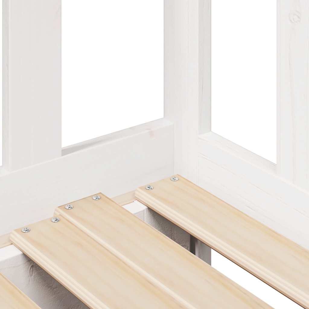 fehér kihúzható heverő fiókokkal matrac nélkül 90 x 200 cm