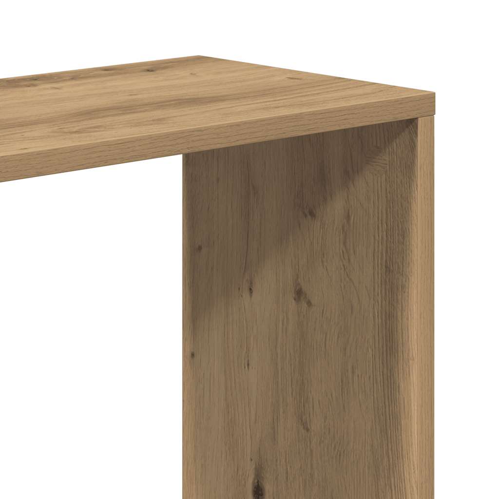 5 szintes kézműves tölgy fa könyvespolc 80,5 x 23,5 x 162,5 cm