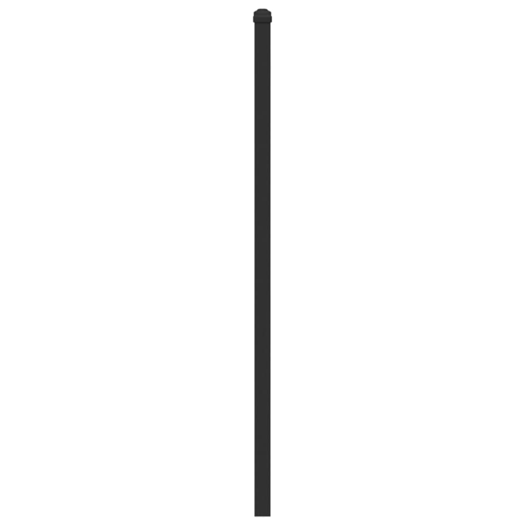 füstös tölgy színű szerelt fa és acél csere fejtámla 100 cm