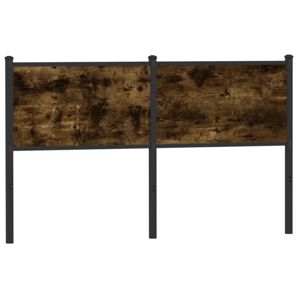 füstös tölgy színű szerelt fa és acél csere fejtámla 150 cm