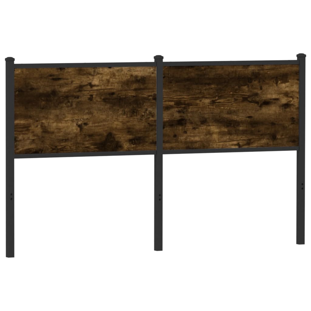 füstös tölgy színű szerelt fa és acél csere fejtámla 150 cm