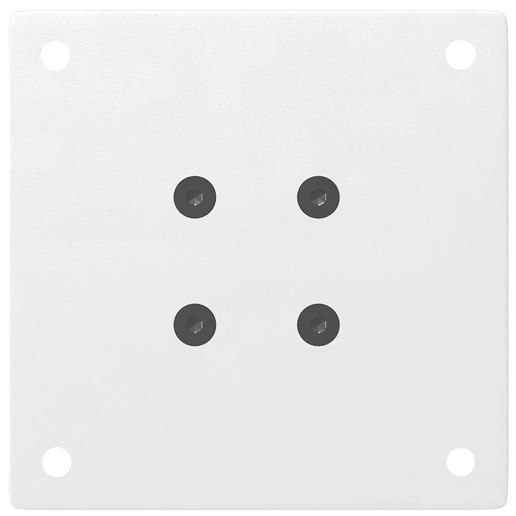 4 db fehér dohányzóasztal láb 42-44 cm acél
