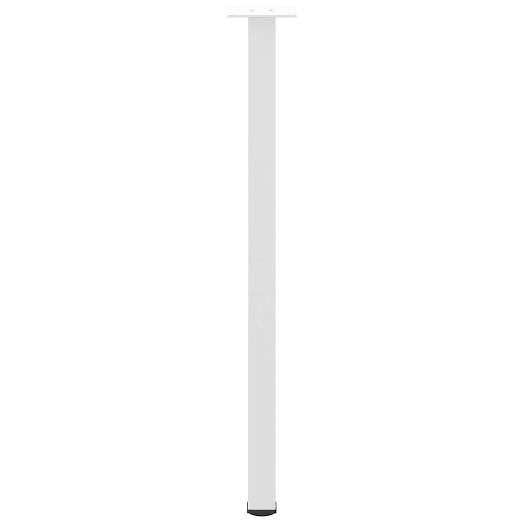 4 db fehér acél konzolasztal láb 72-74 cm