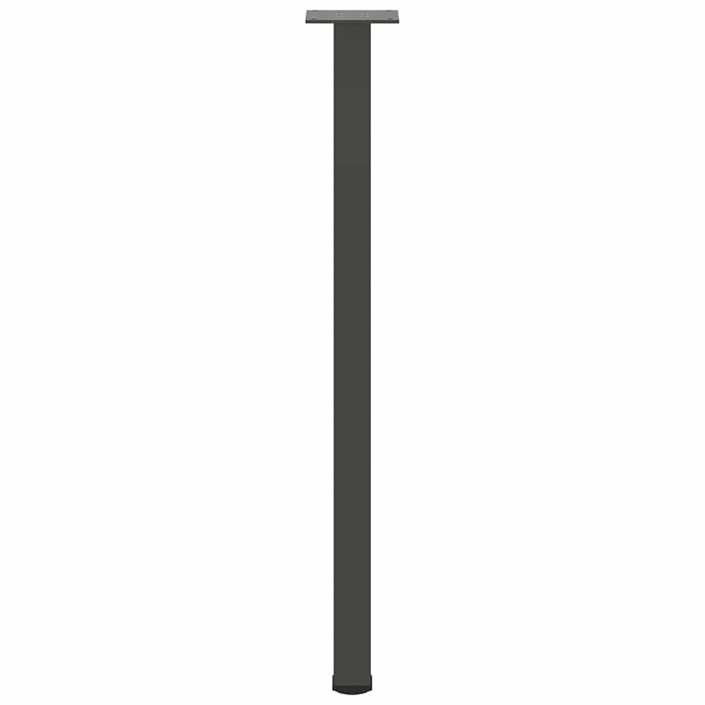 4 db antracitszürke acél konzolasztal láb 72-74 cm