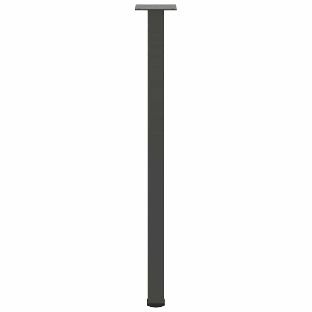 4 db antracitszürke acél konzolasztal láb 72-74 cm