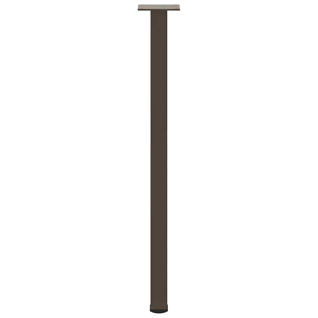 4 db natúr acél konzolasztal láb 72-74 cm acél