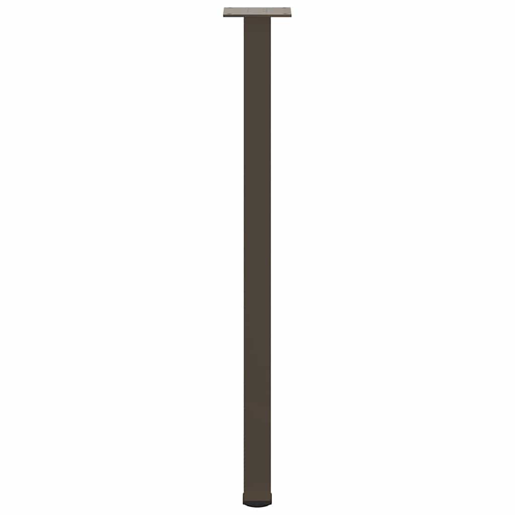4 db natúr acél konzolasztal láb 72-74 cm acél