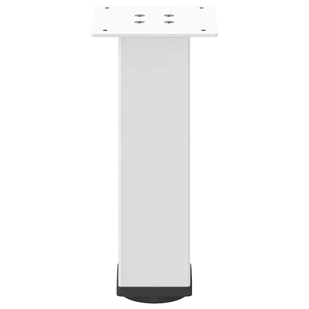 4 db fehér dohányzóasztal láb 42-44 cm acél