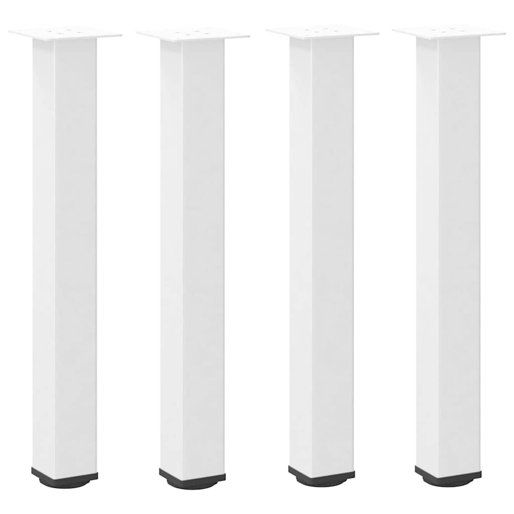 4 db fehér acél konzolasztal láb 72-74 cm