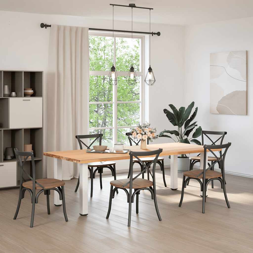 4 db fehér acél konzolasztal láb 72-74 cm