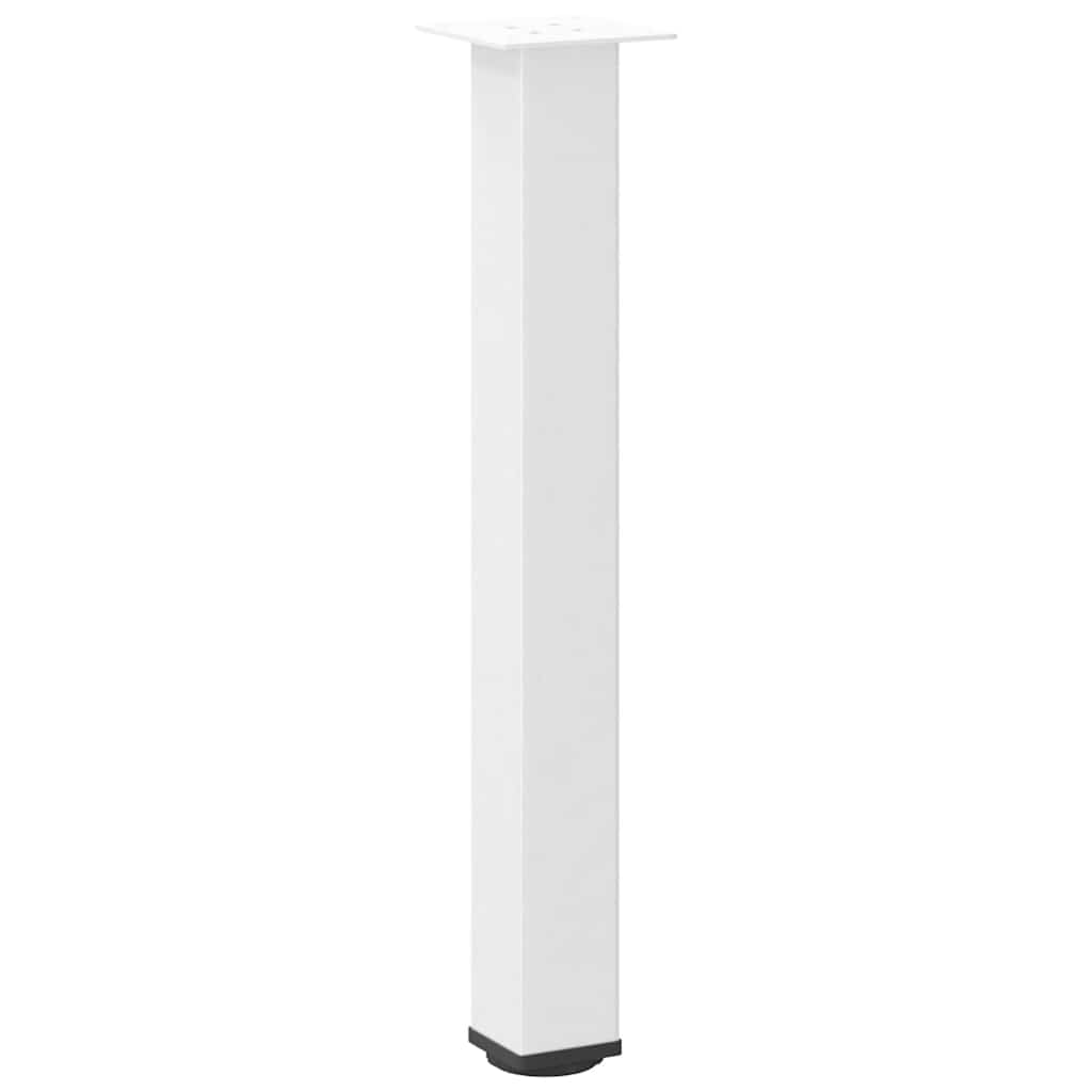 4 db fehér acél konzolasztal láb 72-74 cm