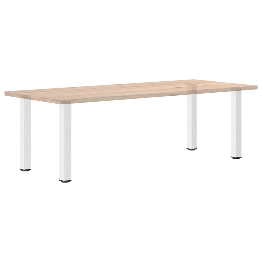 4 db fehér acél konzolasztal láb 72-74 cm