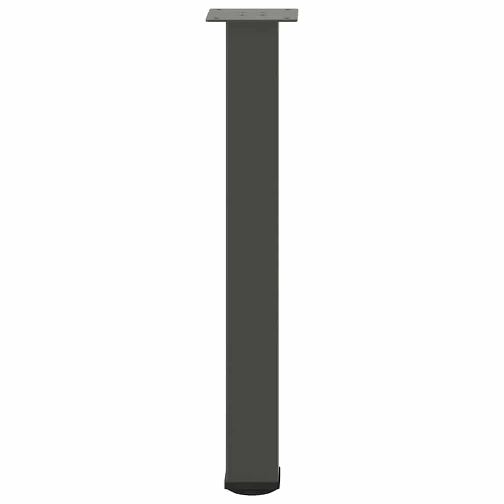 4 db antracitszürke acél konzolasztal láb 72-74 cm