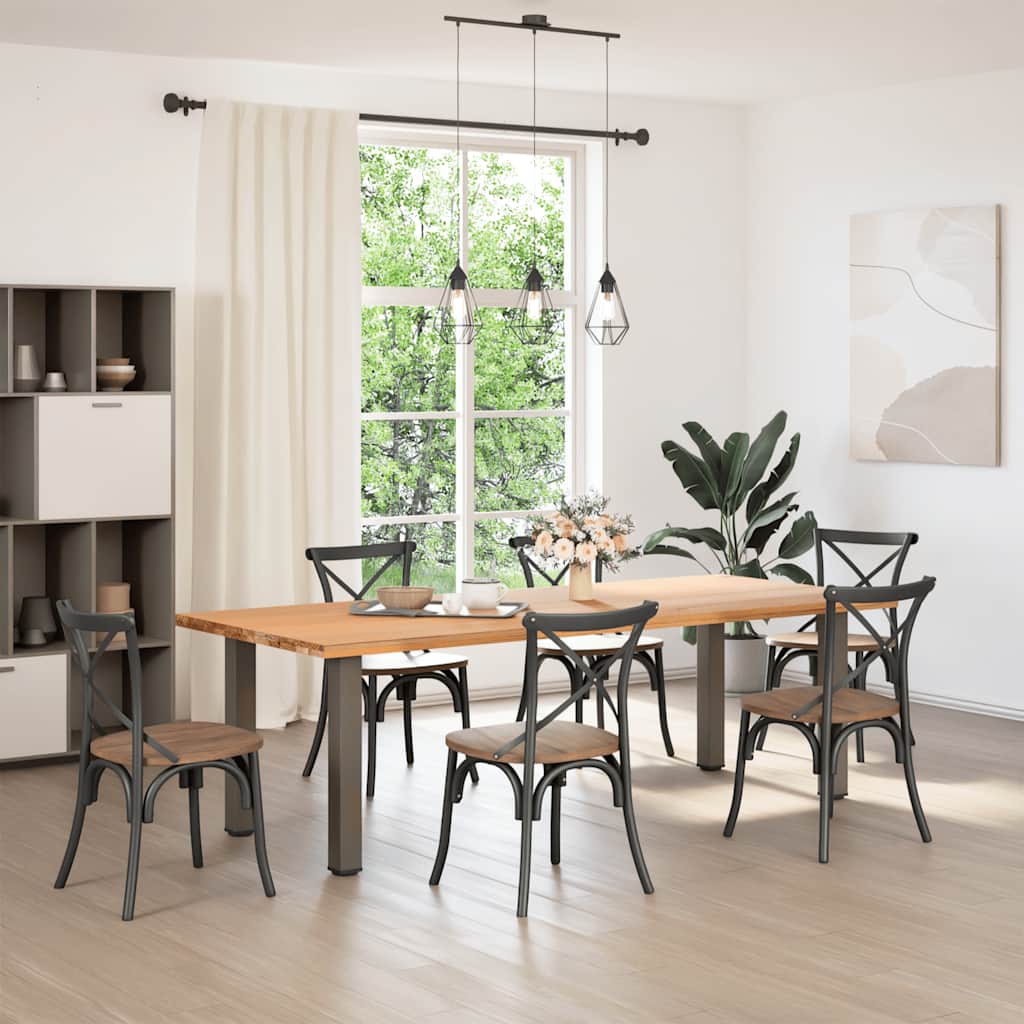 4 db natúr acél konzolasztal láb 72-74 cm acél