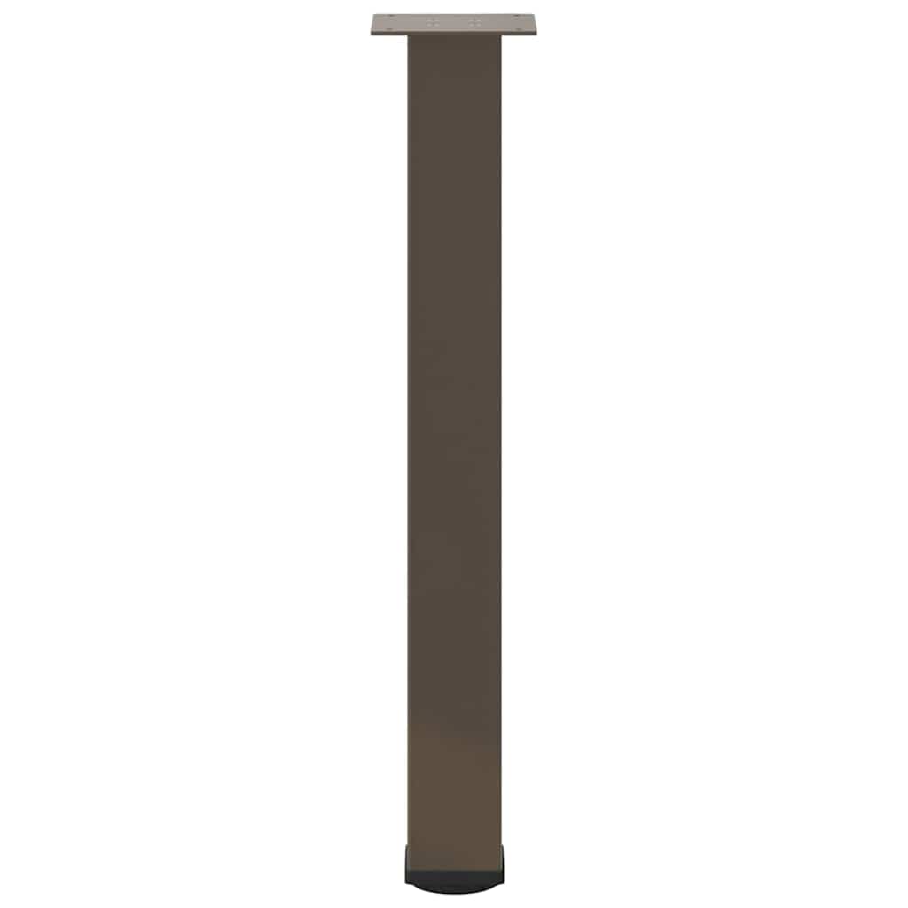 4 db natúr acél konzolasztal láb 72-74 cm acél