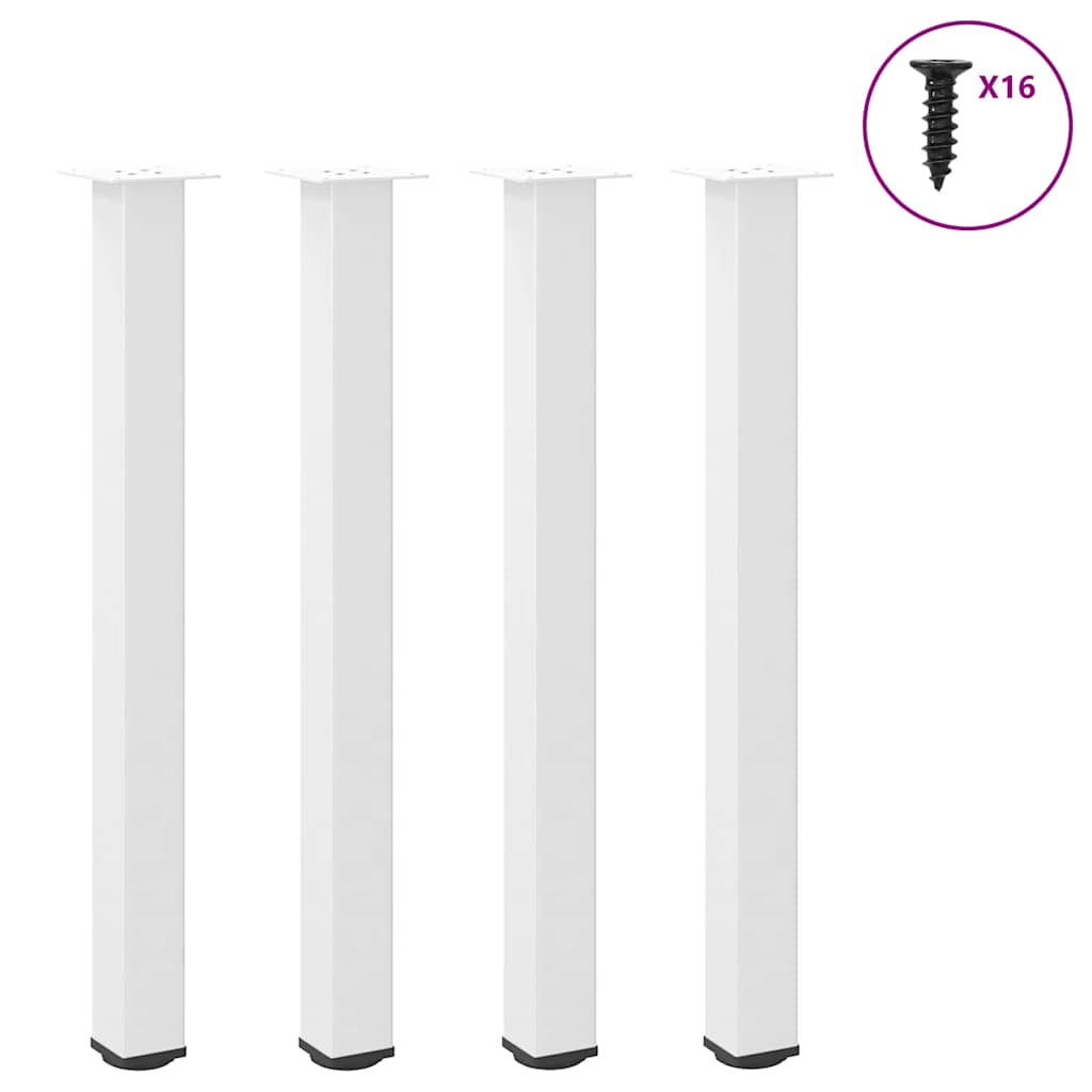 4 db fehér bárasztal láb 90-92 cm acél