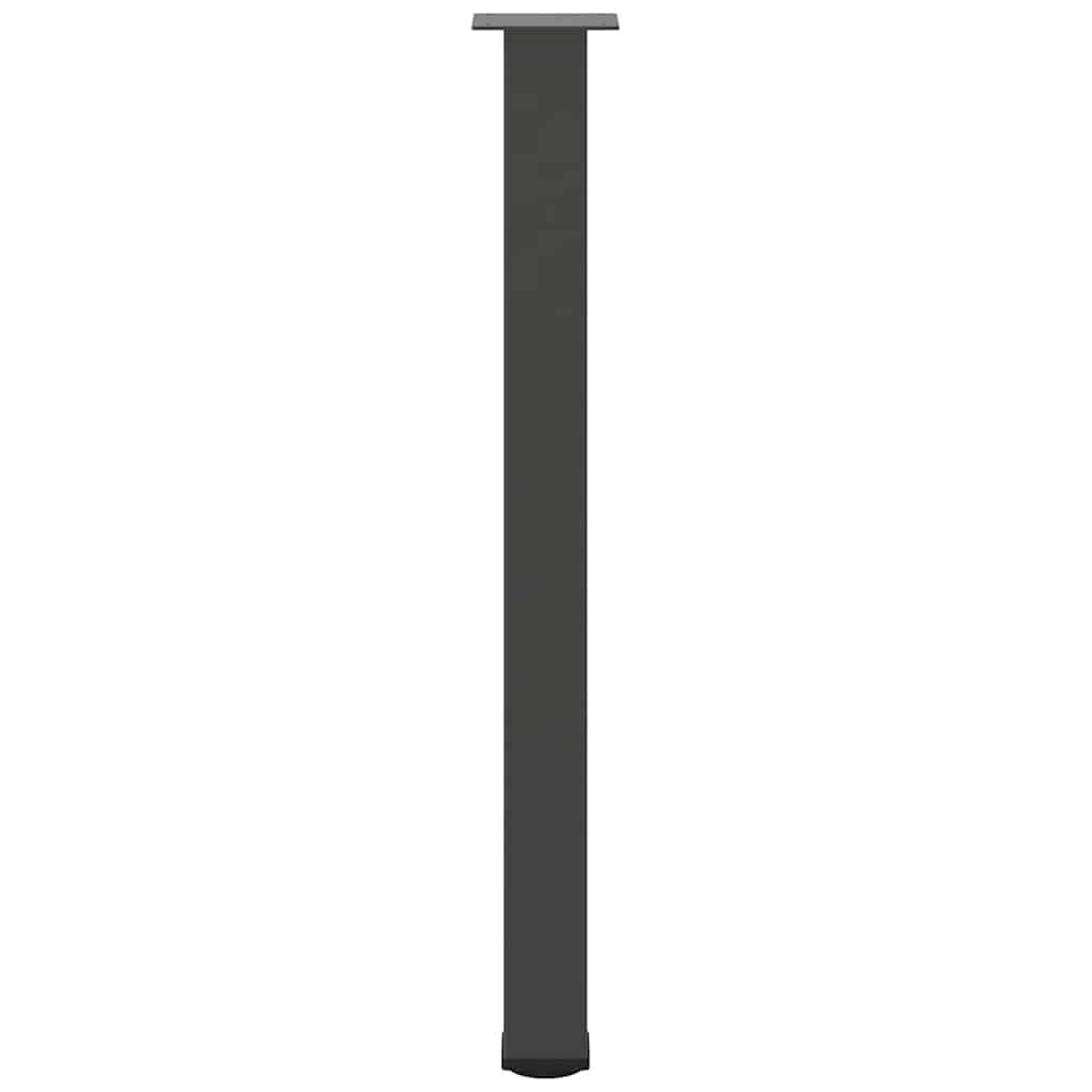 4 db antracitszürke acél bárasztalláb 90-92 cm