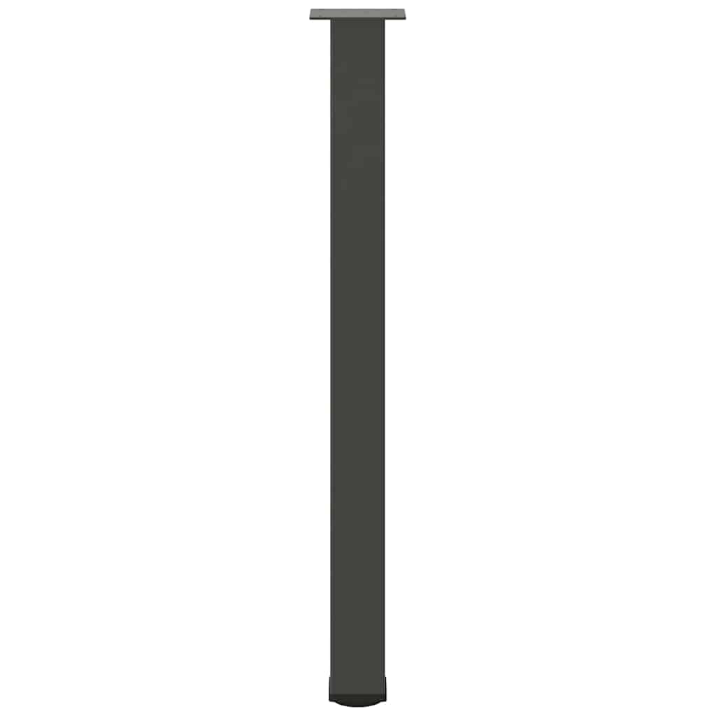 4 db antracitszürke acél bárasztalláb 90-92 cm