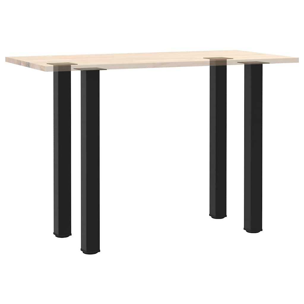 4 db fekete acél bárasztalláb 100-102 cm