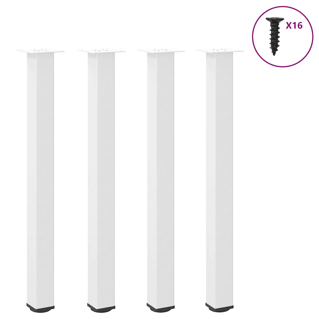 4 db fehér bárasztal láb 100-102 cm acél