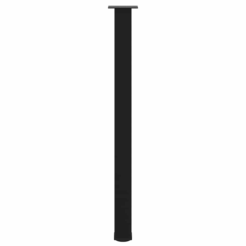 4 db fekete acél bárasztalláb 110-112 cm