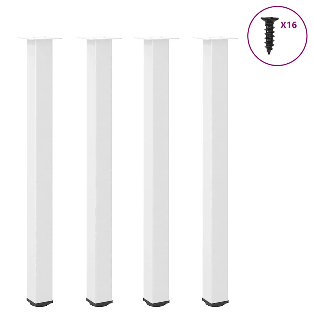 4 db fehér bárasztal láb 110-112 cm acél