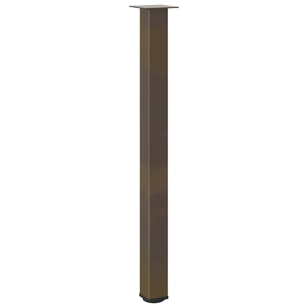 4 db natúr acél bárasztalláb 110-112 cm