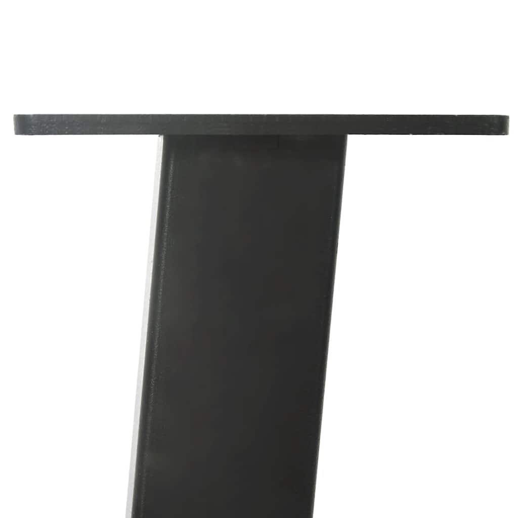 4 db antracitszürke acél konzolasztal láb 72 cm