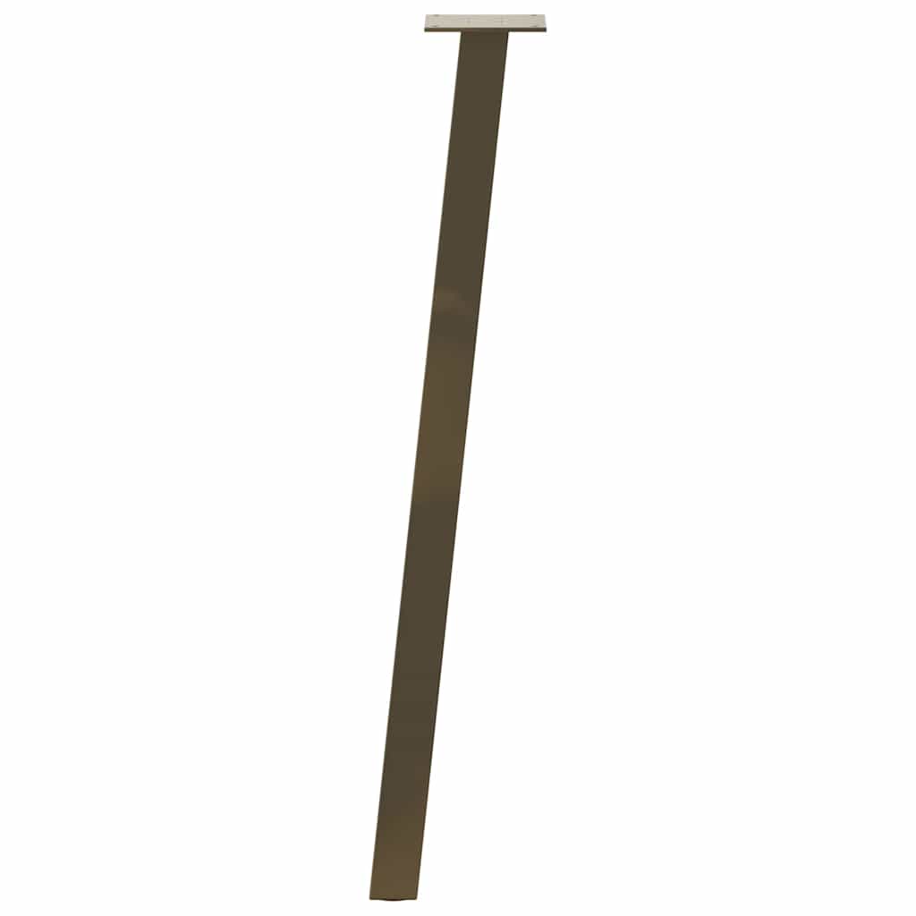 4 db natúr acél konzolasztal láb 72 cm