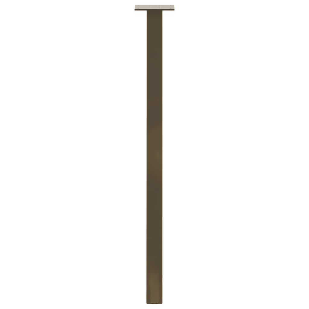 4 db natúr acél konzolasztal láb 72 cm