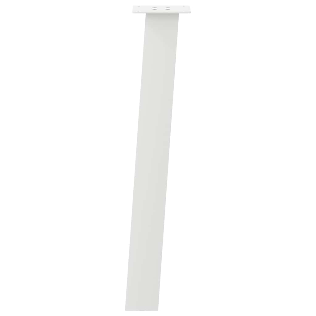 4 db fehér acél konzolasztal láb 72 cm