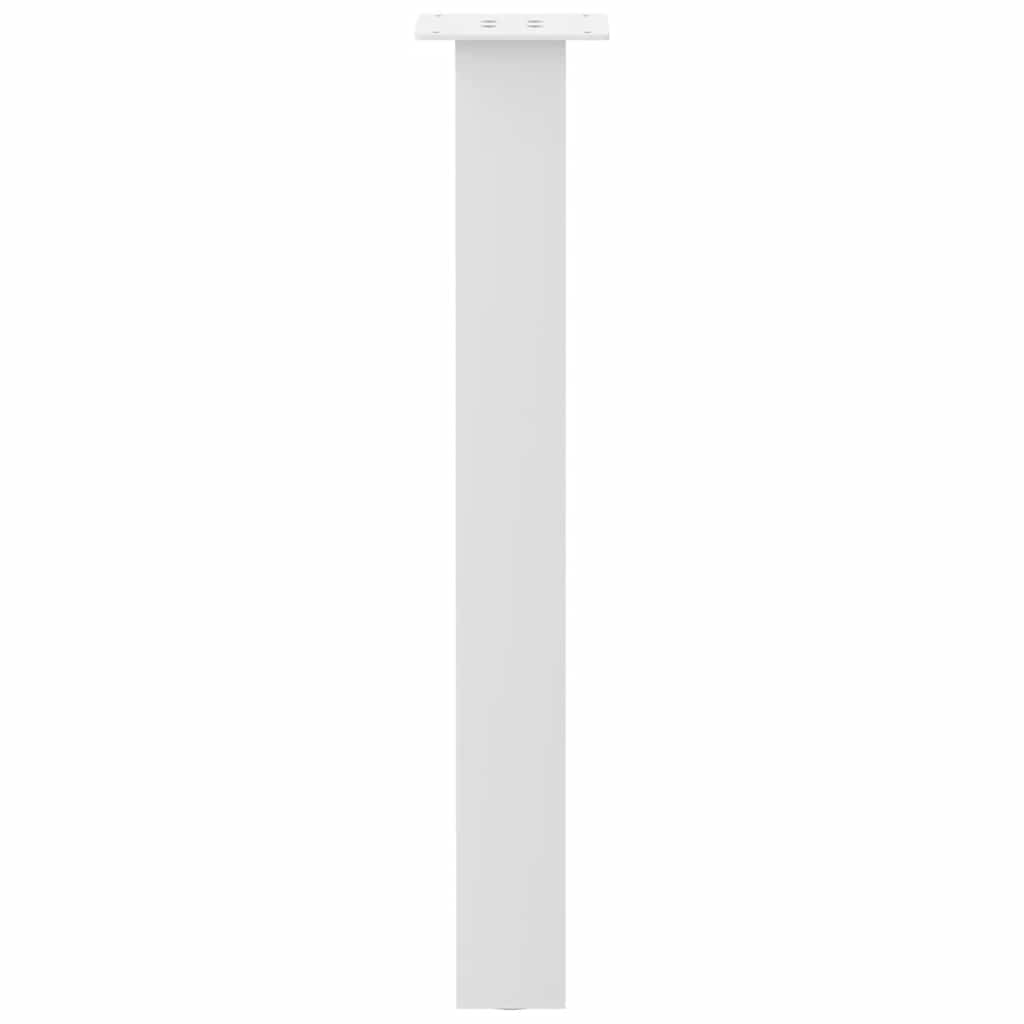 4 db fehér acél konzolasztal láb 72 cm