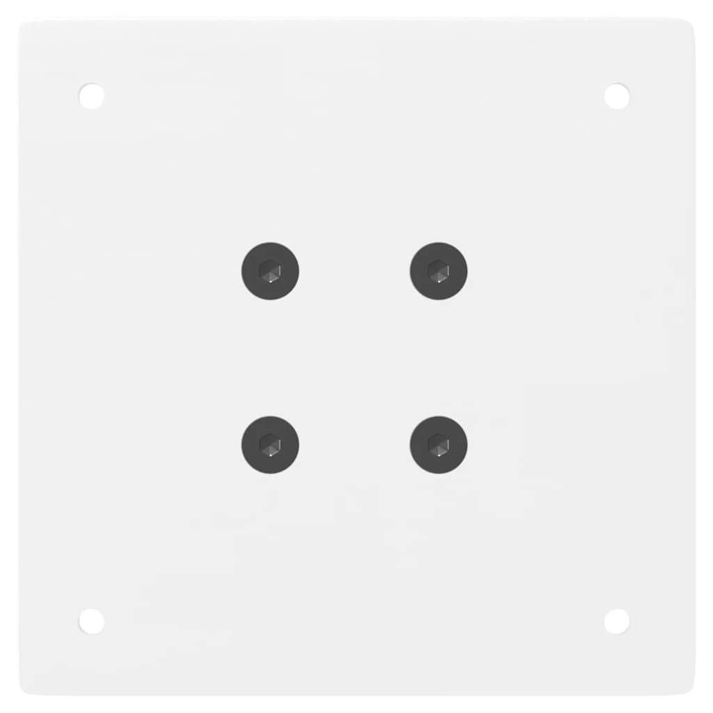 4 db fehér acél konzolasztal láb 72 cm