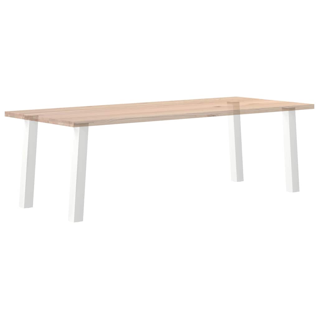 4 db fehér acél konzolasztal láb 72 cm
