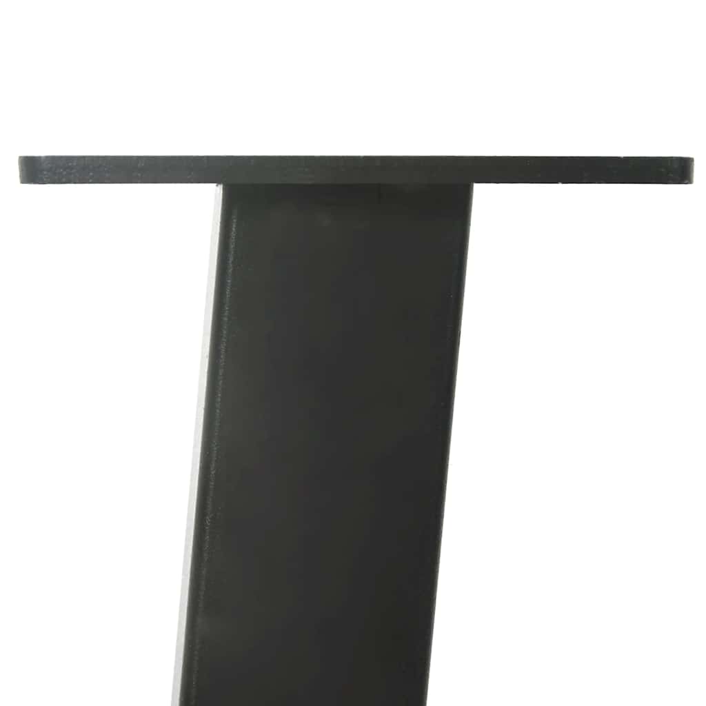 4 db antracitszürke acél konzolasztal láb 72 cm