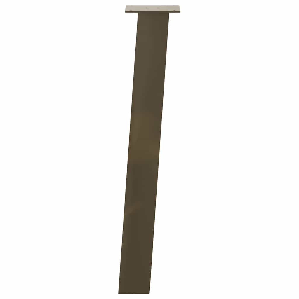 4 db natúr acél konzolasztal láb 72 cm