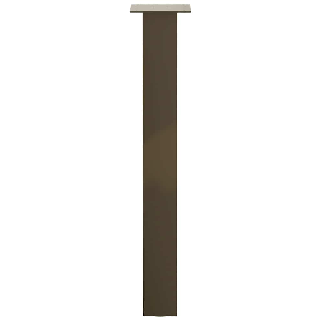 4 db natúr acél konzolasztal láb 72 cm