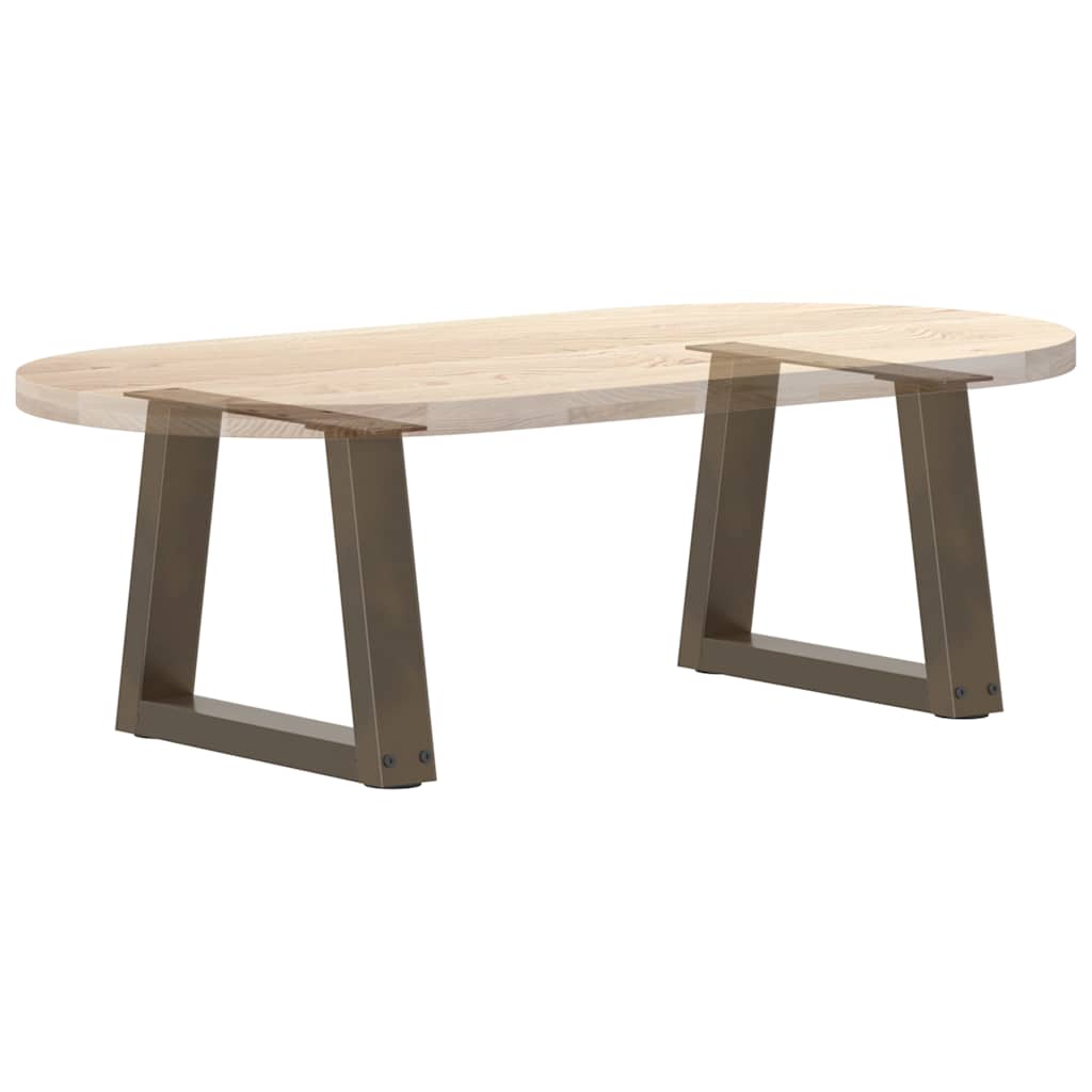 2 db V-alakú natúr acél dohányzóasztal láb 30x(30-31,3) cm