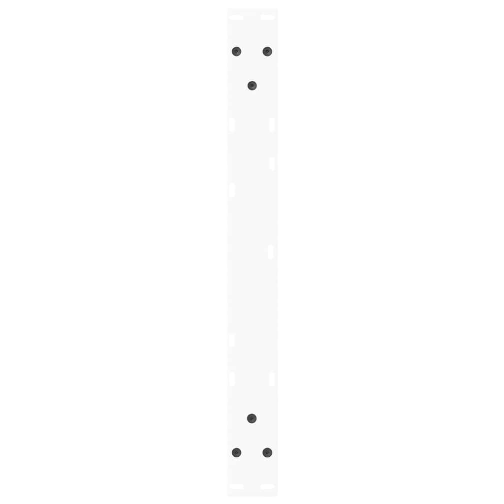 2 db fehér, V-alakú acél dohányzóasztal láb 70 x (30-31,3) cm