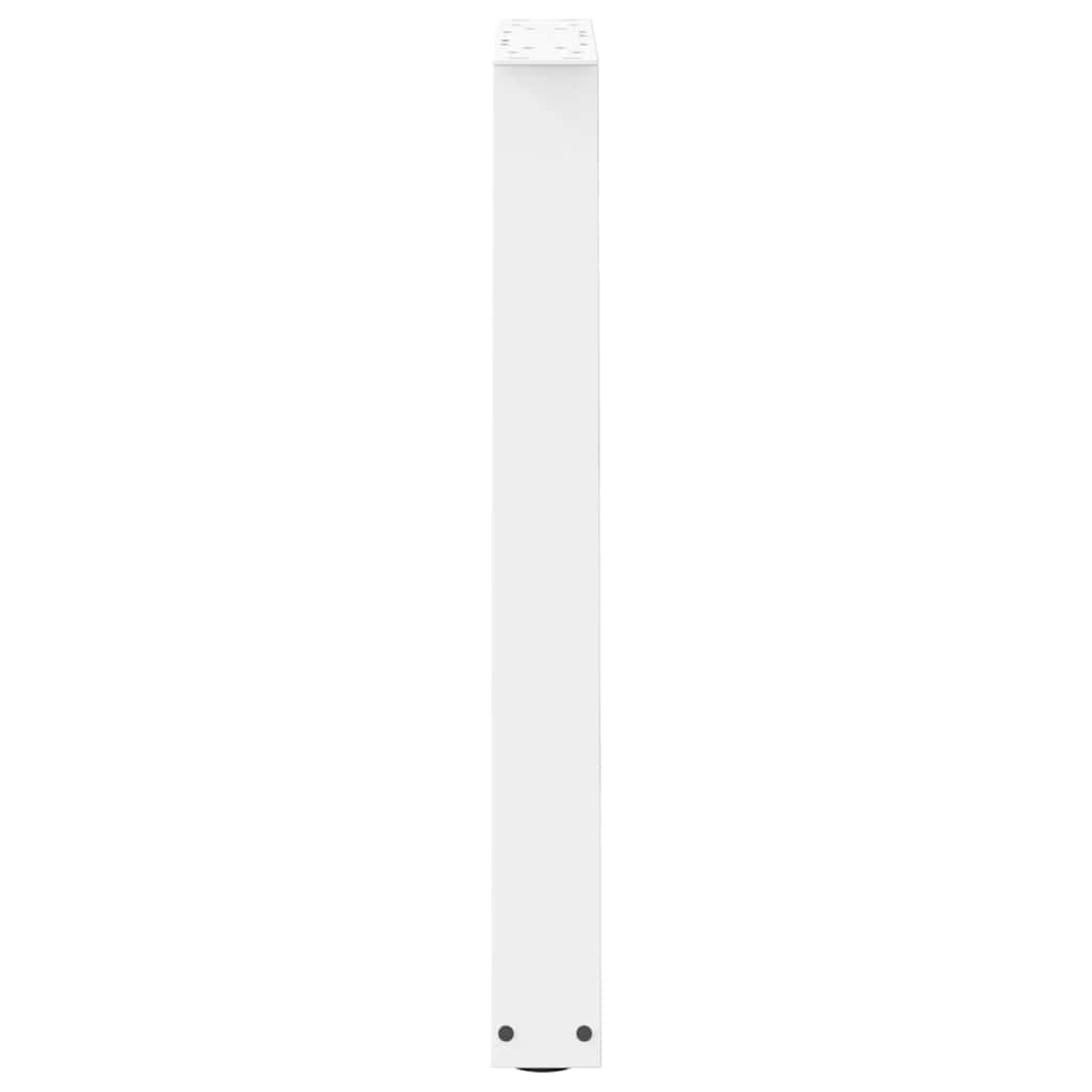 2 db fehér, V-alakú étkezőasztal láb 50x(72-73,3) cm acél étkezőasztalhoz