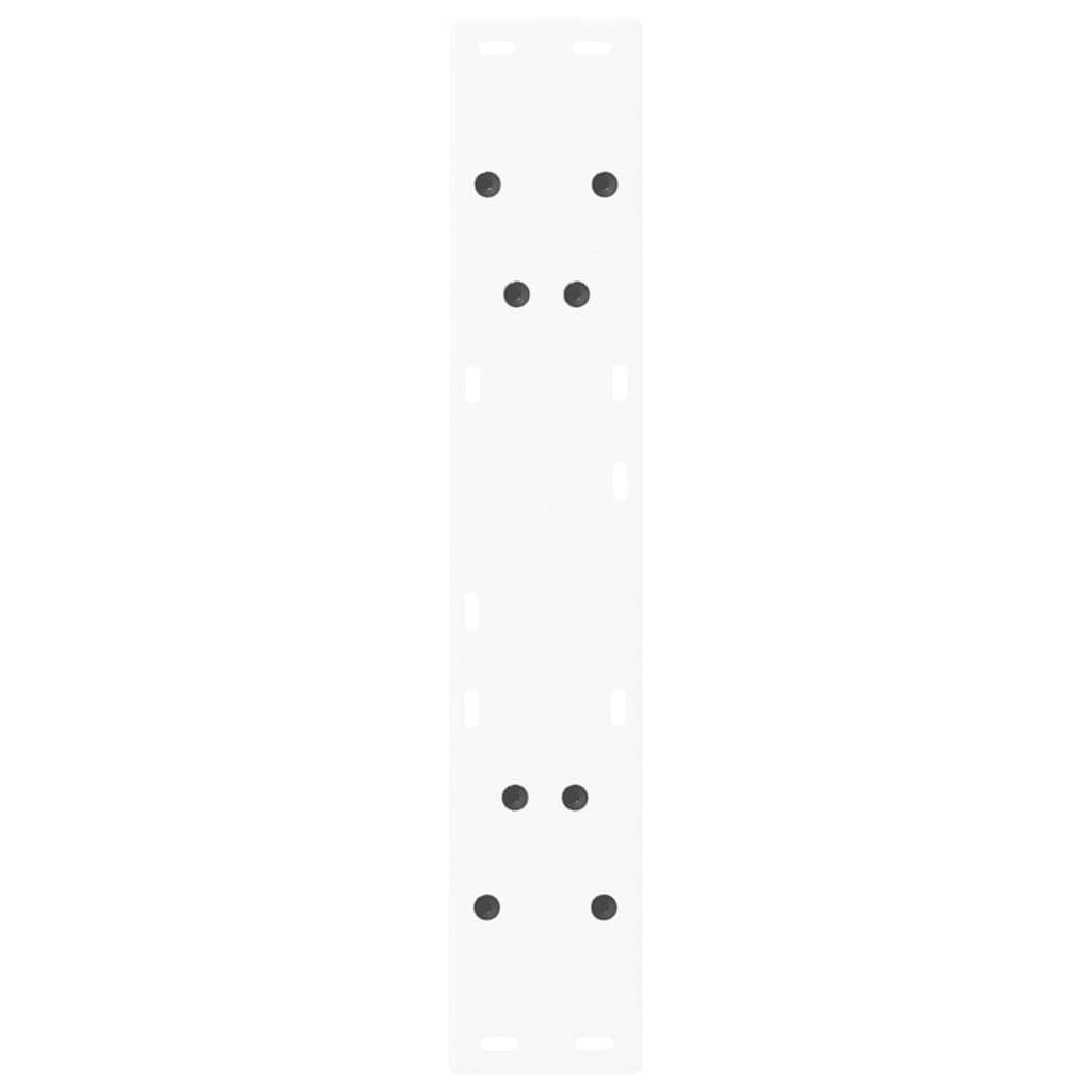2 db fehér, V-alakú étkezőasztal láb 50x(72-73,3) cm acél étkezőasztalhoz